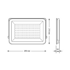 Прожектор светодиодный Gauss Qplus 100W 6500К 690511100