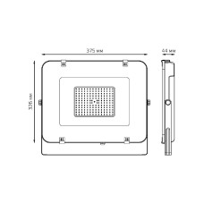 Прожектор светодиодный Gauss Elementary 150W 6500К 691511150