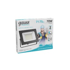 Прожектор светодиодный Gauss Elementary 70W 4000К 613100270