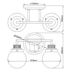 Бра Hinkley Poppy QN-POPPY2-HB-BATH