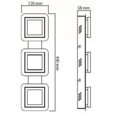 Потолочный светодиодный светильник Horoz Likya 036-007-0003 HRZ00002250