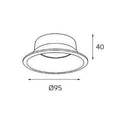 Рефлектор Italline MG-31 reflector for 3160 gold