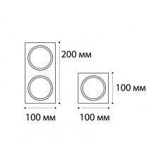 Рамка Italline M01-1019 black