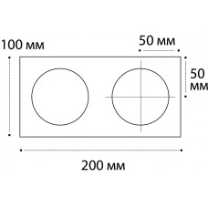 Рамка Italline M01-1020 white