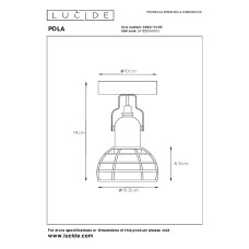 Спот Lucide Paulien 08927/01/66