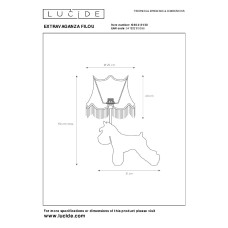 Настольная лампа Lucide Extravaganza Filou 10504/81/30