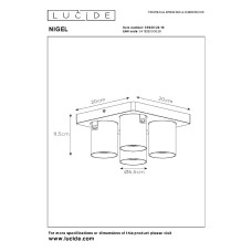 Спот Lucide Nigel 09929/20/16