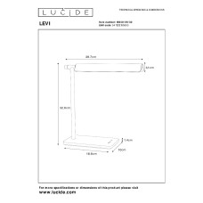 Настольная лампа Lucide Levi 18659/06/30