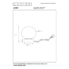 Настольная лампа Lucide Jorit 45563/25/65