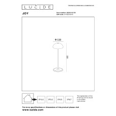 Настольная лампа Lucide Joy 15500/02/30