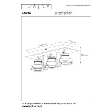 Спот Lucide Landa 17906/16/31