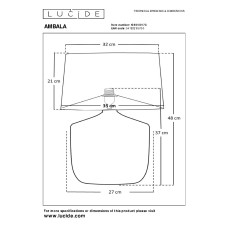 Настольная лампа Lucide Ambala 10551/81/73