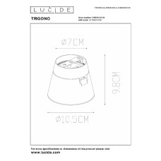 Накладной спот Lucide Trigono 09935/01/31