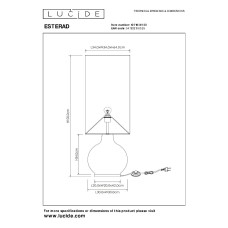 Торшер Lucide Esterad 10719/81/33