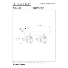 Спот Lucide Tala Led 31931/24/30