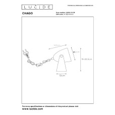 Настольная лампа Lucide Chago 45564/01/36