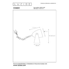 Настольная лампа Lucide Chago 45564/01/66