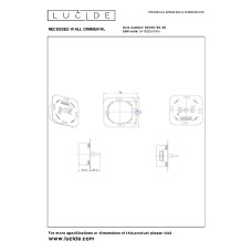 Диммер Lucide Recessed wall dimmer nl 50000/00/30