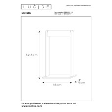 Настольная лампа Lucide Loras 30500/01/02