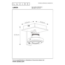 Спот Lucide Landa 17906/06/12