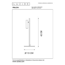 Настольная лампа Lucide Philon 79581/05/30