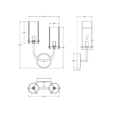 Бра Maytoni Arco MOD223WL-02BS