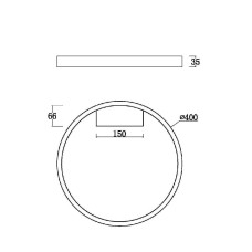 Потолочный светильник Maytoni Rim MOD058CL-L25W3K