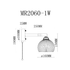 Спот MyFar Natalie MR2060-1W