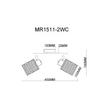 Спот MyFar Cathy MR1511-2WC