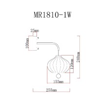 Бра MyFar Katrin MR1810-1W