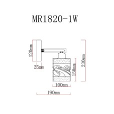 Бра MyFar Olivia MR1820-1W