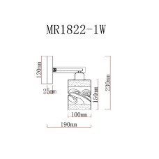 Бра MyFar Olivia MR1822-1W