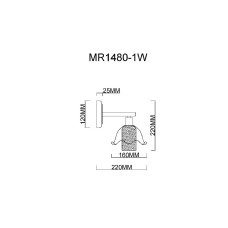 Бра MyFar Lisa MR1480-1W