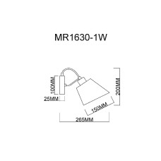 Бра MyFar Amber MR1630-1W