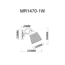 Бра MyFar Luiza MR1470-1W