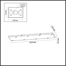 Основание для светильника Odeon Light Base 5058/GD