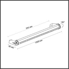 Прожектор Odeon Light Graze 7040/10WL