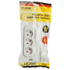 Удлинитель трехместный Stekker Home 49348