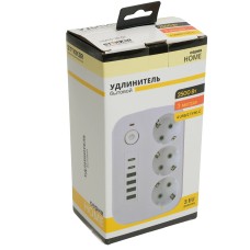 Удлинитель Stekker Home plus HM09-36-02 49979