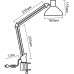 Настольная лампа (10610) Uniel TLD-524 White/LED/500Lm/4500K/Dimmer