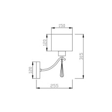 Бра Vele Luce Platonico VL1623W01