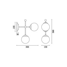 Бра Vele Luce Modena VL5013W02