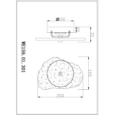 Бра Wertmark Nicola WE159.01.301