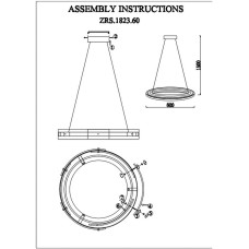 Подвесной светильник Zortes Criolla ZRS.1823.60