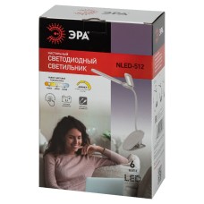 Настольная лампа Эра NLED-512-6W-W Б0057207